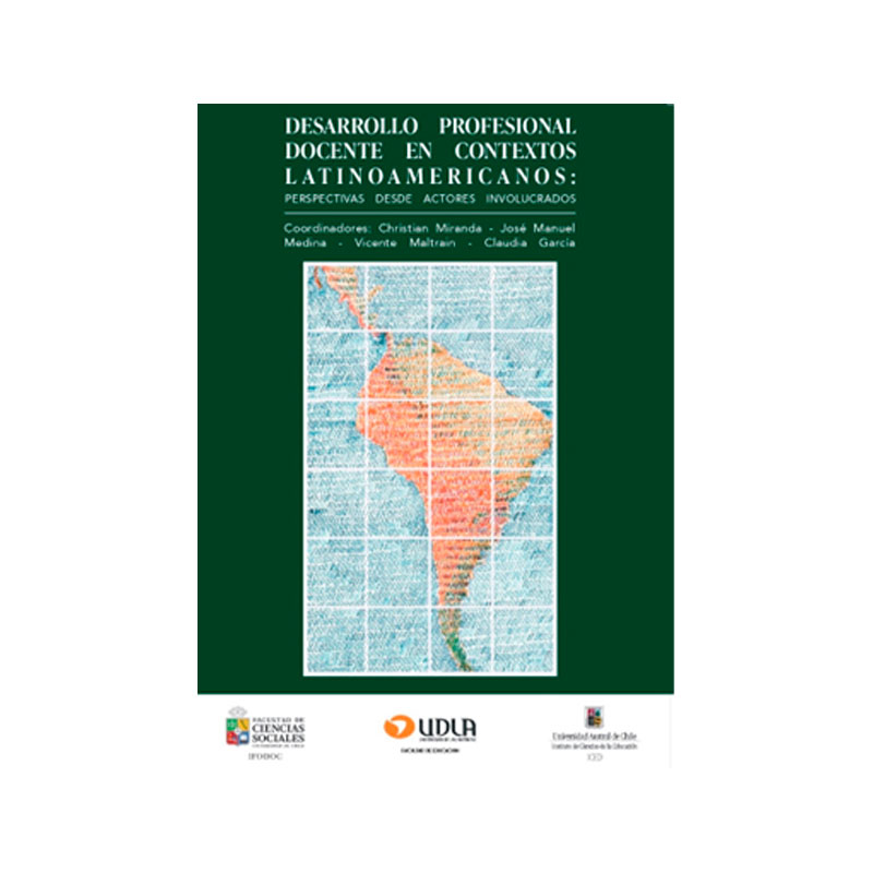 Portada: "Desarrollo profesional docente en contextos latinoamericanos: Perspectivas desde actores involucrados"